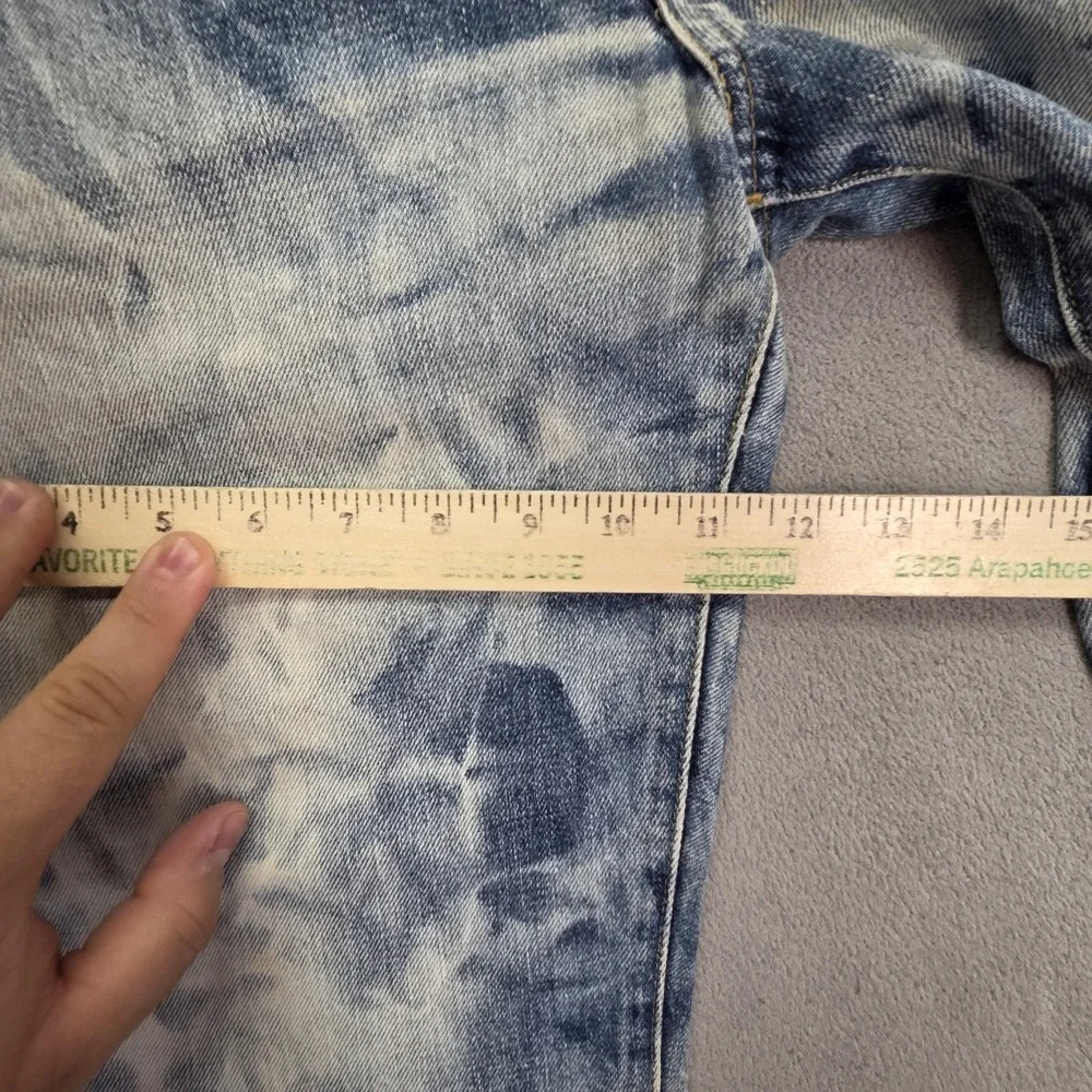 Vintage Levis 503B Jeans‎ Mens Blue Acid Wash Cropped Button Fly Fits 30x23